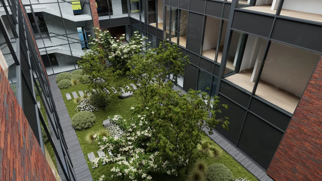 Panemunės apartamentai (Kampiškių g. 25) - Daudzdzīvokļu nams - vizualizācija