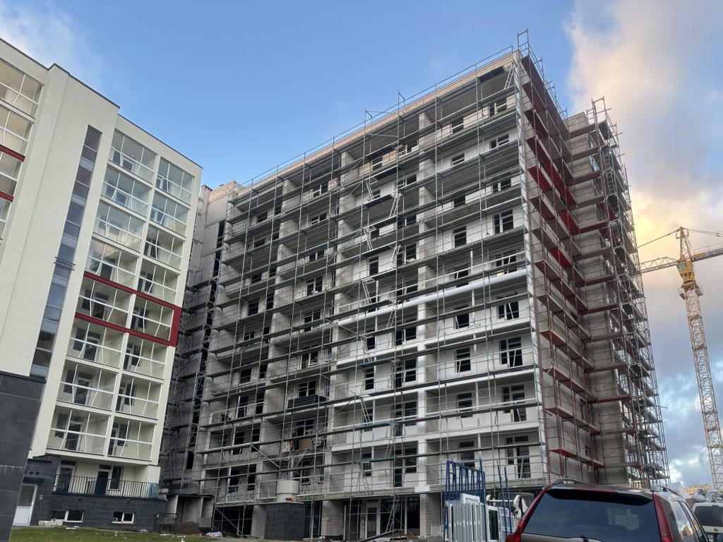 Leičių kiemas 7 etapas (Leičių g. 19) - Multi apartment - construction photos