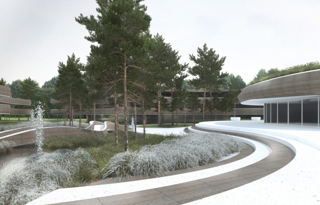 NATIVO (Kutninkų g. 25, 29, 31, 33, 23, 27, 35) - Maitinimo įstaiga, Daugiabutis, Ne maisto parduotuvė, Poilsio kompleksas - vizualizacija