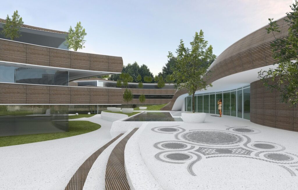 NATIVO (Kutninkų g. 25, 29, 31, 33, 23, 27, 35) - Maitinimo įstaiga, Daugiabutis, Ne maisto parduotuvė, Poilsio kompleksas - vizualizacija