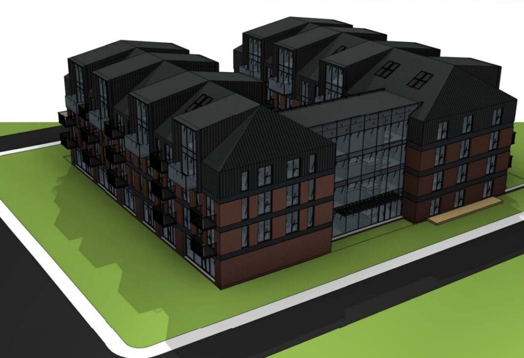 Kastyčio namai (Kastyčio g. 29) - Viešbutis - vizualizacija