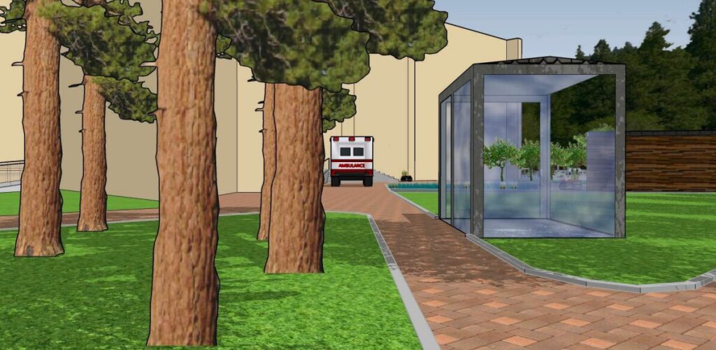 Klaipėdos pl. 74 (Klaipėdos pl. 74) - Parking facility, Pedestrian path, Street - visualization