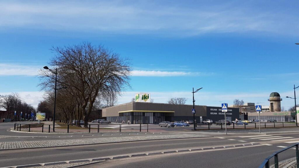 IKI prekybos centras (Kretingos g. 27) - Pārtikas veikals, Tirdzniecības centrs - vizualizācija