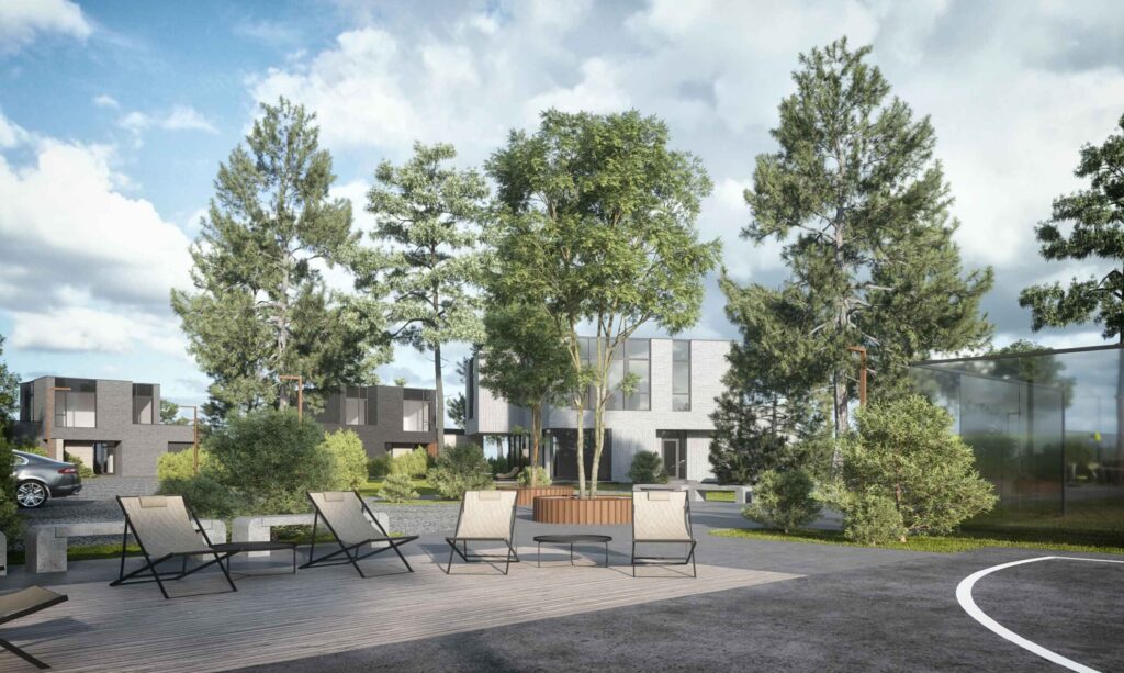 Kunigiškių g. 4E (Kunigiškių g. 4E) - Private house community - visualization