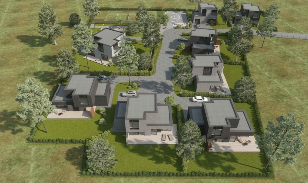 Kunigiškių g. 4E (Kunigiškių g. 4E) - Private house community - visualization