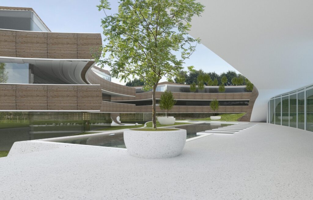 NATIVO (Kutninkų g. 25, 29, 31, 33, 23, 27, 35) - Maitinimo įstaiga, Daugiabutis, Ne maisto parduotuvė, Poilsio kompleksas - vizualizacija