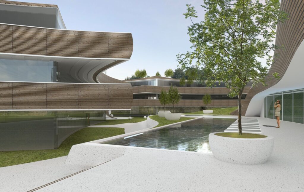 NATIVO (Kutninkų g. 25, 29, 31, 33, 23, 27, 35) - Maitinimo įstaiga, Daugiabutis, Ne maisto parduotuvė, Poilsio kompleksas - vizualizacija