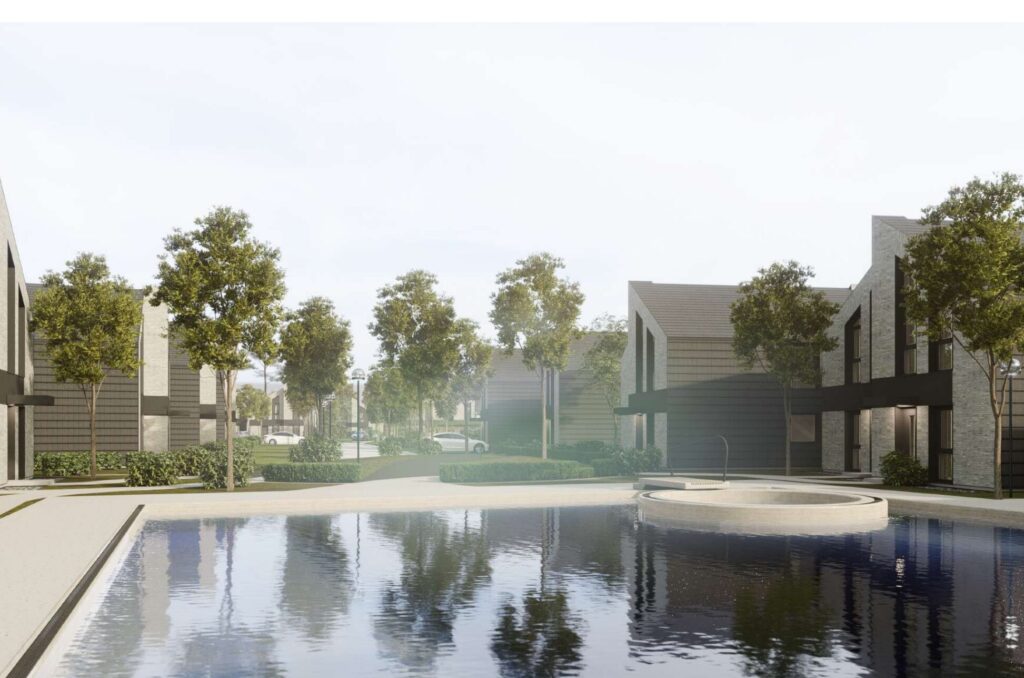 J7 Beržas (Latgalos g. 7, 9, 10, 12, 13, 15, 17, 19, 21) - Row housing - visualization