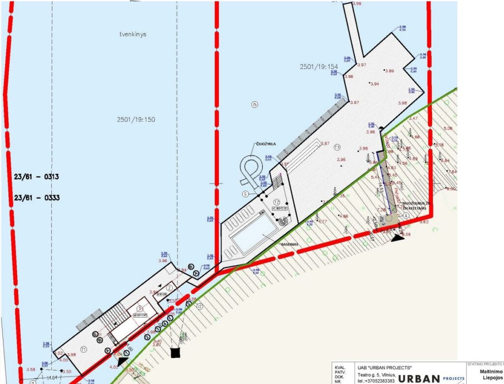 Vandenlenčių parkas (Liepojos pl. 1C, 1D) - Extreme sports center - visualization