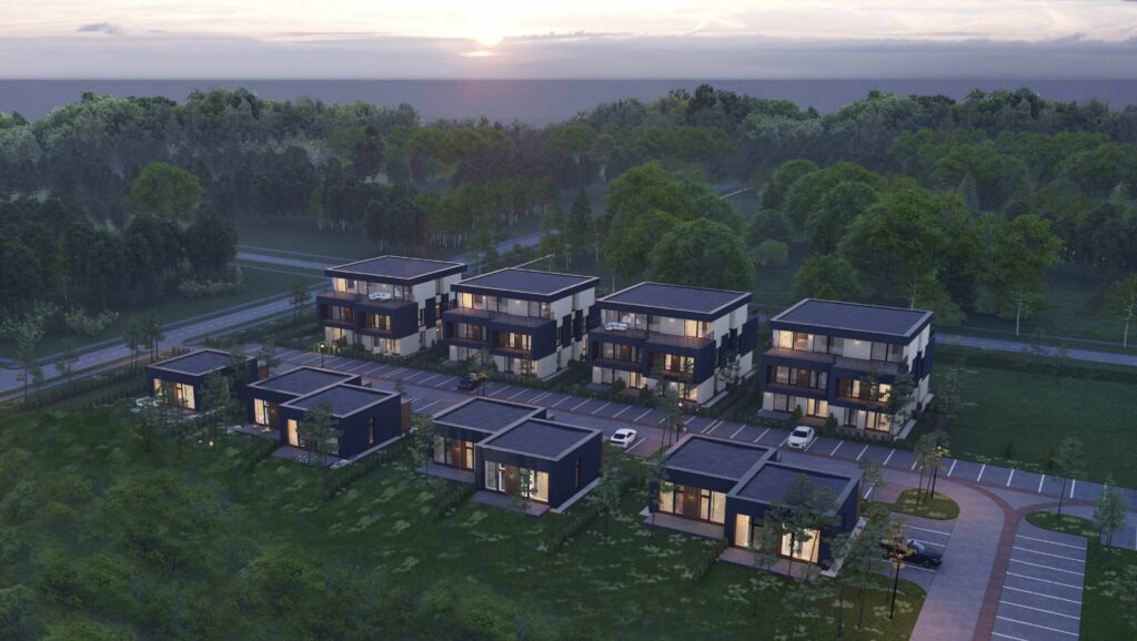 Mano jūra I (Paliepgirių kel. 83) - Multi apartment, Row housing - visualization