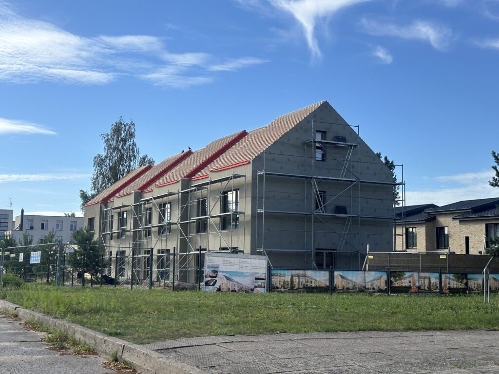 Medvalakio skveras (Medvalakio g. 25B) - Row housing - construction photos