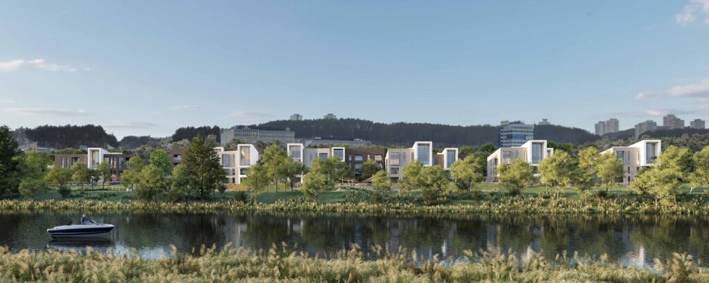 Neries kontūrai (Miškinių g. 4) - Multi apartment - visualization