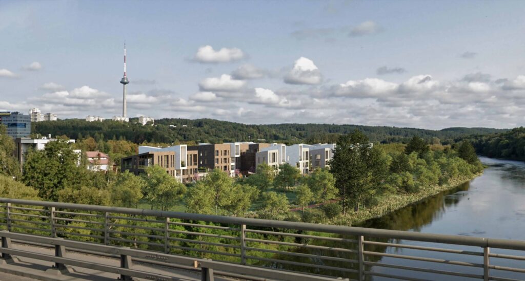 Neries kontūrai (Miškinių g. 4) - Multi apartment - visualization