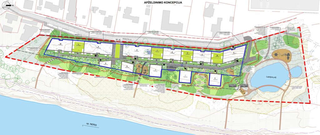 Neries kontūrai (Miškinių g. 4) - Multi apartment - visualization