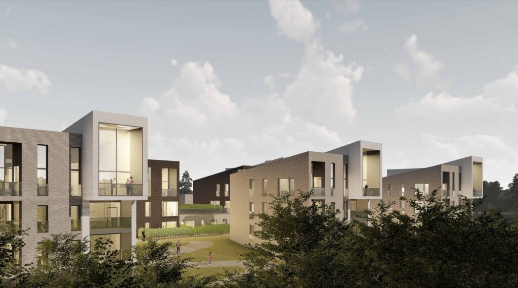 Neries kontūrai (Miškinių g. 4) - Multi apartment - visualization