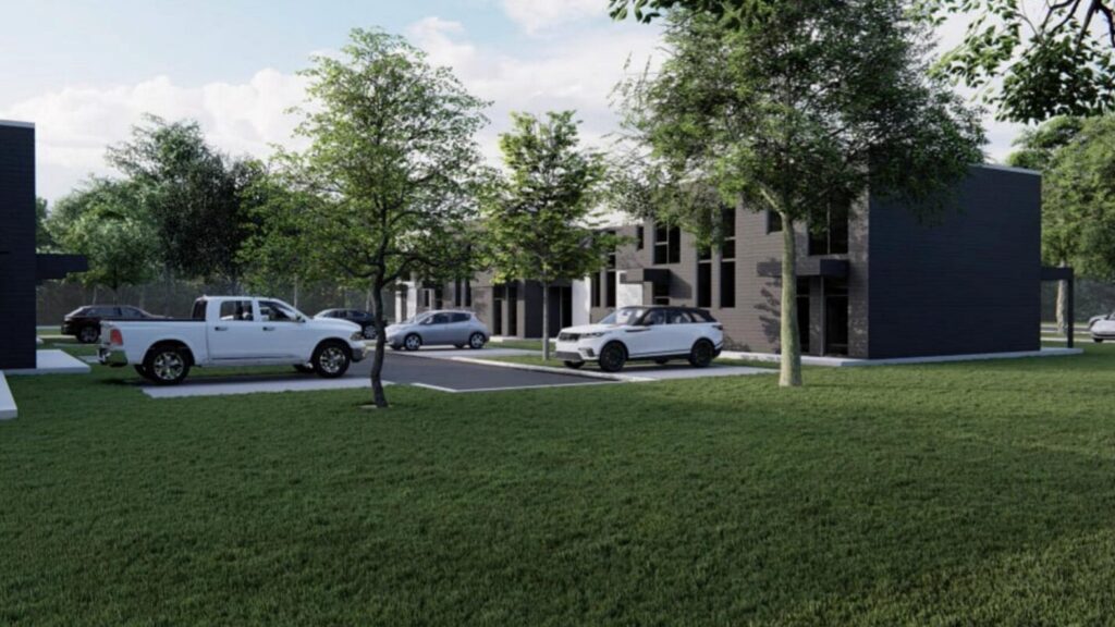 Mokyklos g. 59 (Mokyklos g. 59) - Row housing - visualization