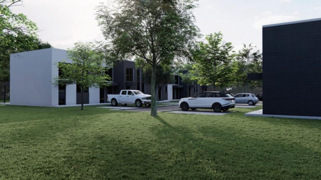 Mokyklos g. 59 (Mokyklos g. 59) - Row housing - visualization