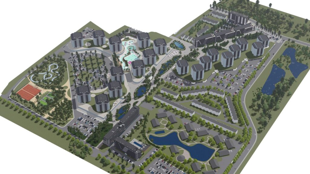 Elija kompleksas III (Mokyklos g. 62) - Hotel, Multi apartment, Resort - visualization