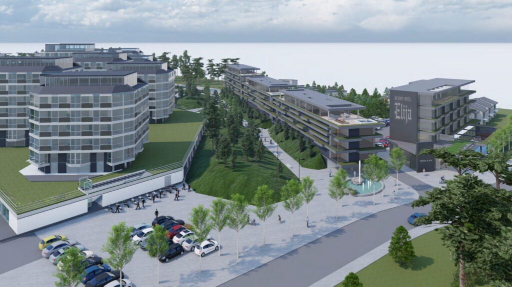 Elija kompleksas II (Mokyklos g. 62) - Viešbutis, Poilsio kompleksas - vizualizacija