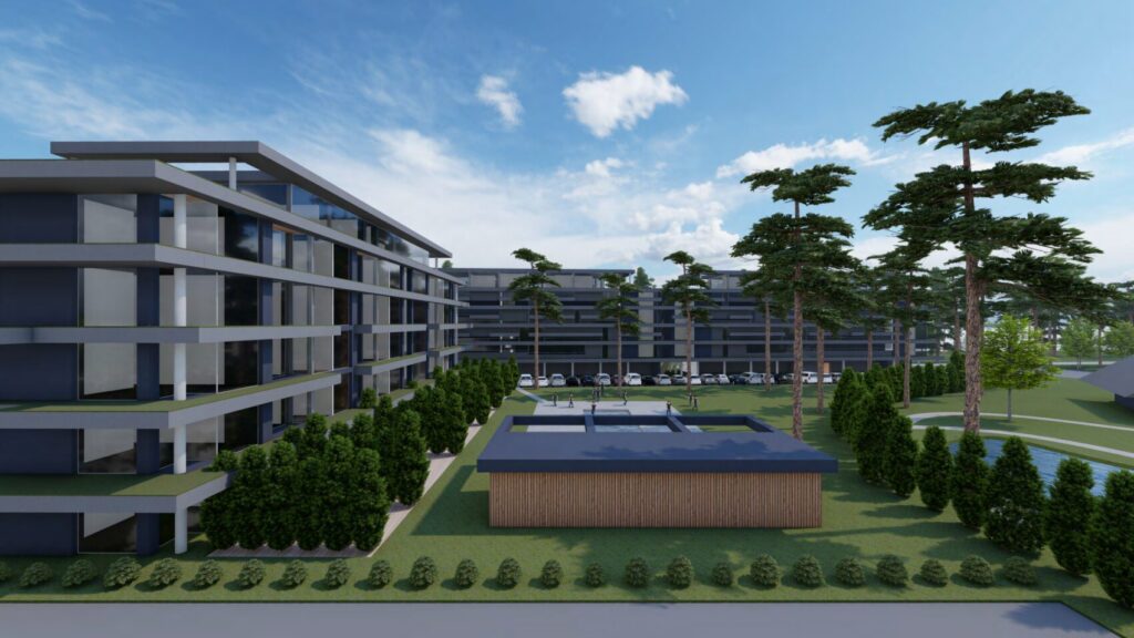 Elija kompleksas II (Mokyklos g. 62) - Viešbutis, Poilsio kompleksas - vizualizacija