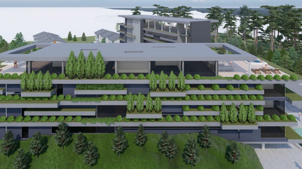 Elija kompleksas II (Mokyklos g. 62) - Viešbutis, Poilsio kompleksas - vizualizacija