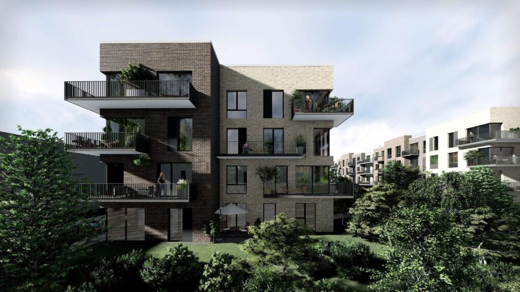 Moravų g. 9 1 etapas (Moravų g. 9) - Daudzdzīvokļu nams - vizualizācija