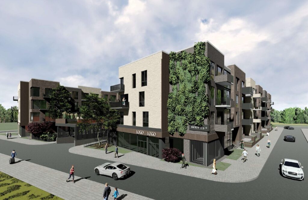 Moravų g. 9 1 etapas (Moravų g. 9) - Daudzdzīvokļu nams - vizualizācija