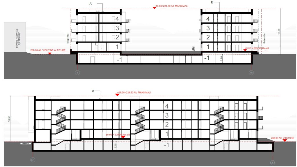 Moravų g. 9 1 etapas (Moravų g. 9) - Daudzdzīvokļu nams - vizualizācija