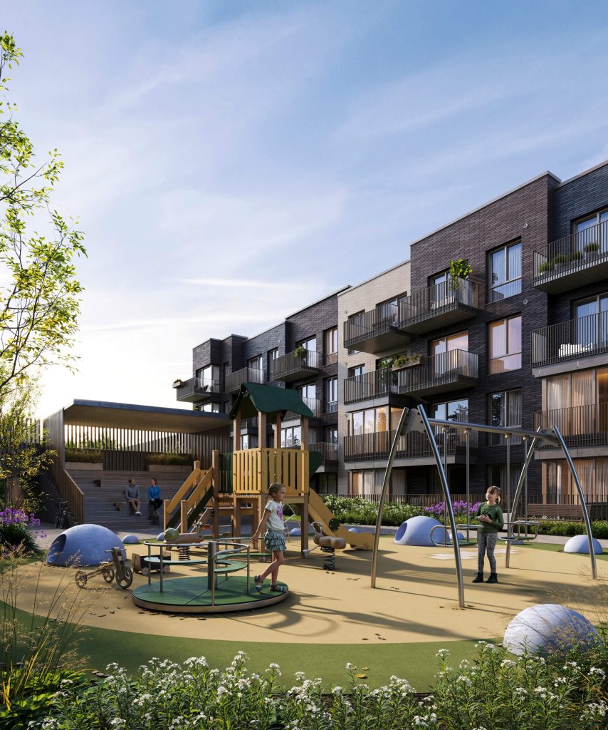 Kalnėnų Baltas lapas 1 etapas (Moravų g. 9) - Korterelamu - visuaalne