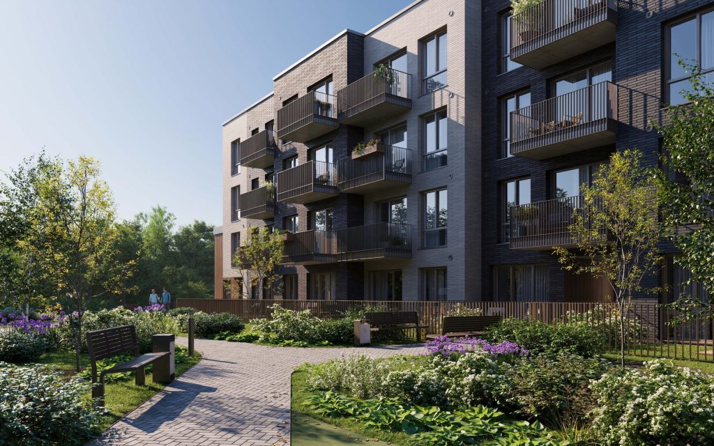 Kalnėnų Baltas lapas 1 etapas (Moravų g. 9) - Korterelamu - visuaalne