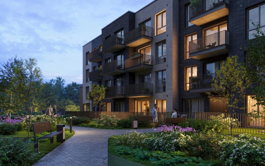 Kalnėnų Baltas lapas 1 etapas (Moravų g. 9) - Korterelamu - visuaalne