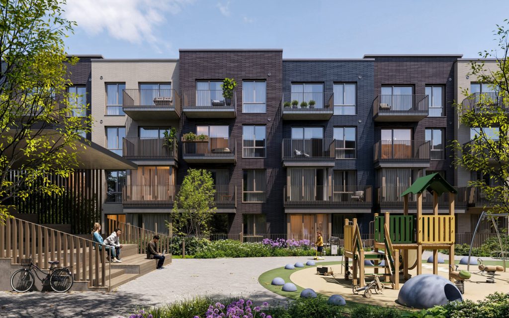 Kalnėnų Baltas lapas 1 etapas (Moravų g. 9) - Korterelamu - visuaalne