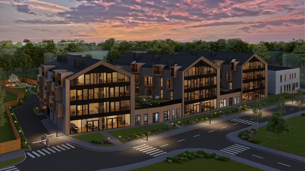 Palangos Trio (Pirties g. 4A) - Multi apartment - visualization