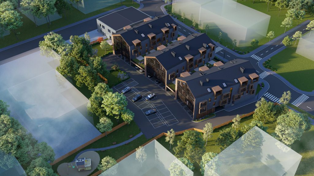 Palangos Trio (Pirties g. 4A) - Multi apartment - visualization