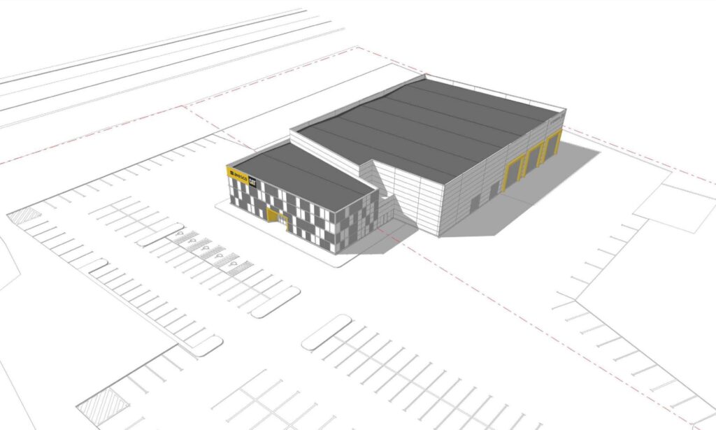 Senasis Ukmergės kel. 46 (Senasis Ukmergės kel. 46, Avižieniai) - Biroju centrs - vizualizācija