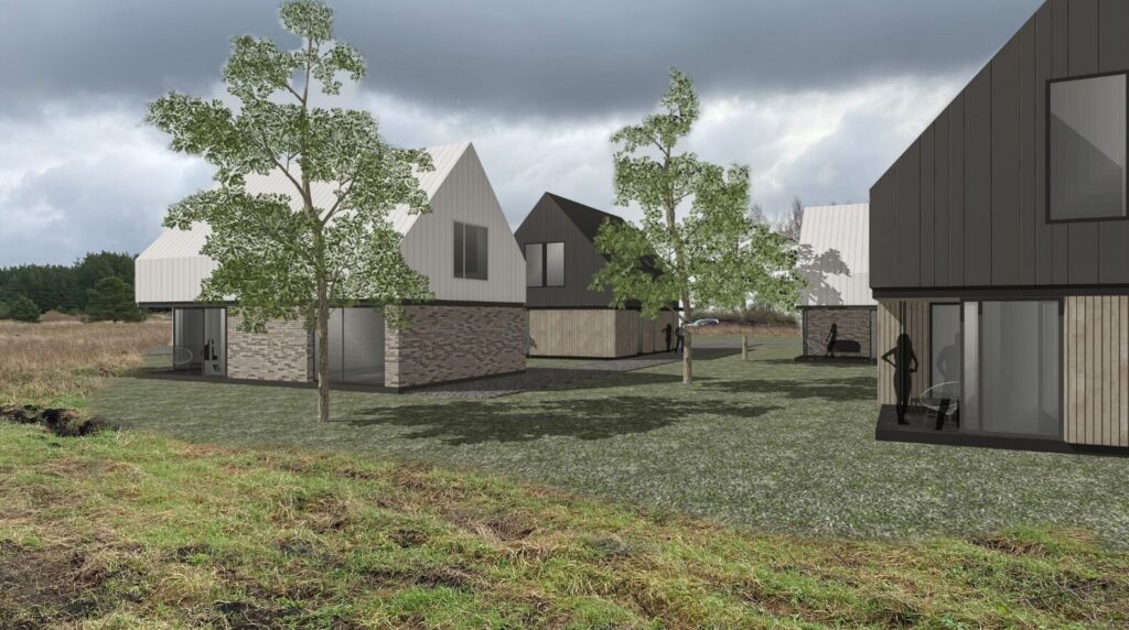 Sergiškių g. 10 (Sergiškių g. 10) - Private house community - visualization