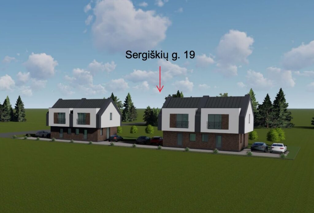 Sergiškių g. 19 (Sergiškių g. 19) - Row housing - visualization