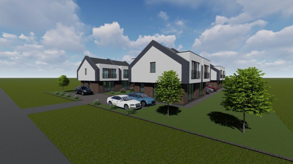 Sergiškių g. 22, 24 (Sergiškių g. 22, 24) - Rindu mājas - vizualizācija