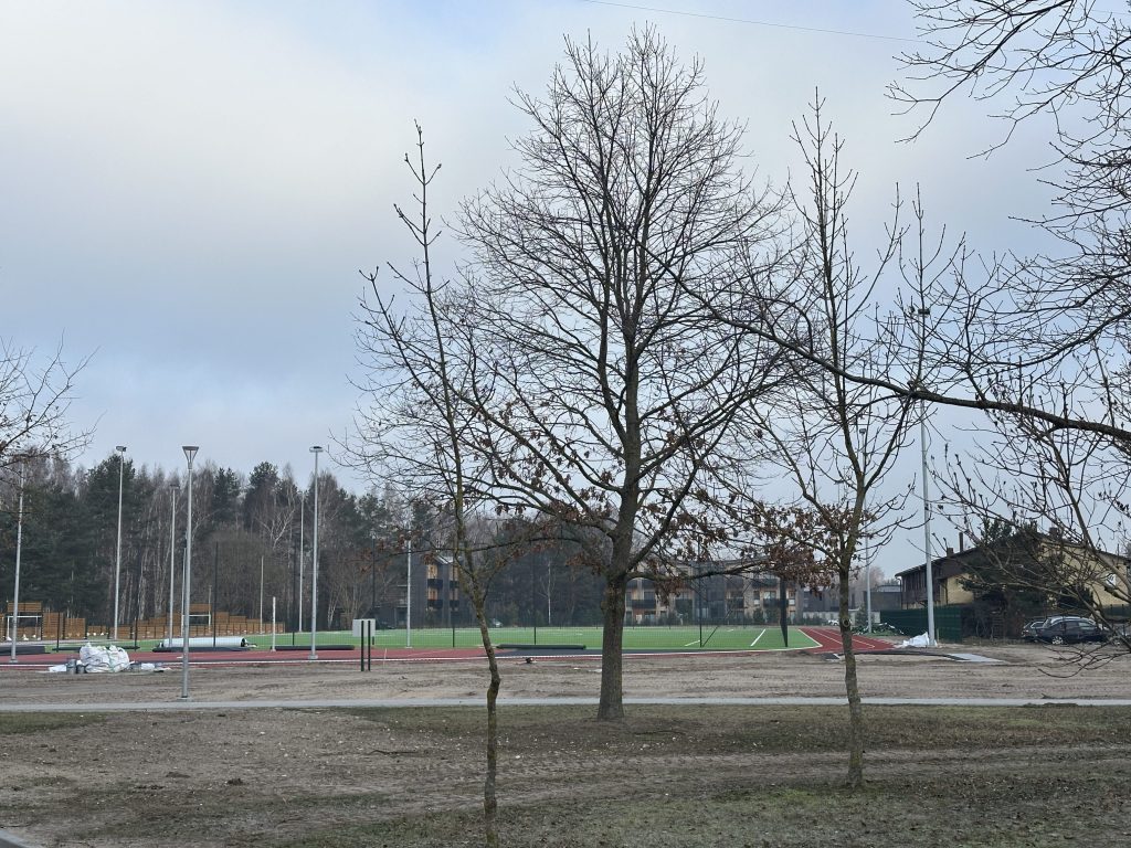 Baltijos pagrindnės mokyklos stadiono rekonstrukcija (Sodų g. 50) - Sporta laukums vai korti - būvdarbu attēli