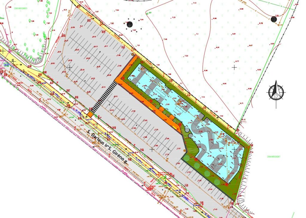 Sporto g. 3 (Sporto g. 3) - Extreme sports center, Parking facility - visualization