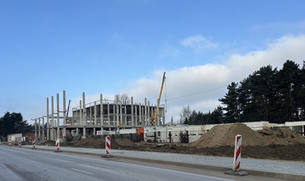 NORFA | Teniso kortai (Bangų g. 11A) - Prekybos centras, Sporto arena - statybų nuotraukos