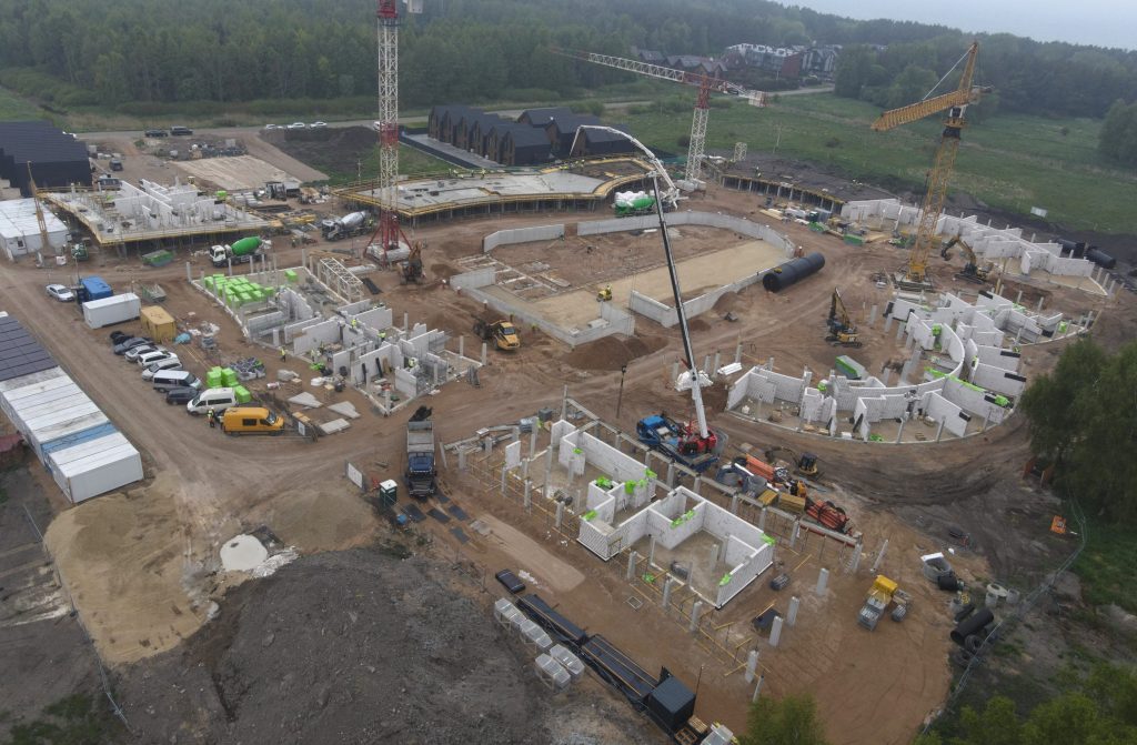 NATIVO (Kutninkų g. 25, 29, 31, 33, 23, 27, 35) - Maitinimo įstaiga, Daugiabutis, Ne maisto parduotuvė, Poilsio kompleksas - statybų nuotraukos