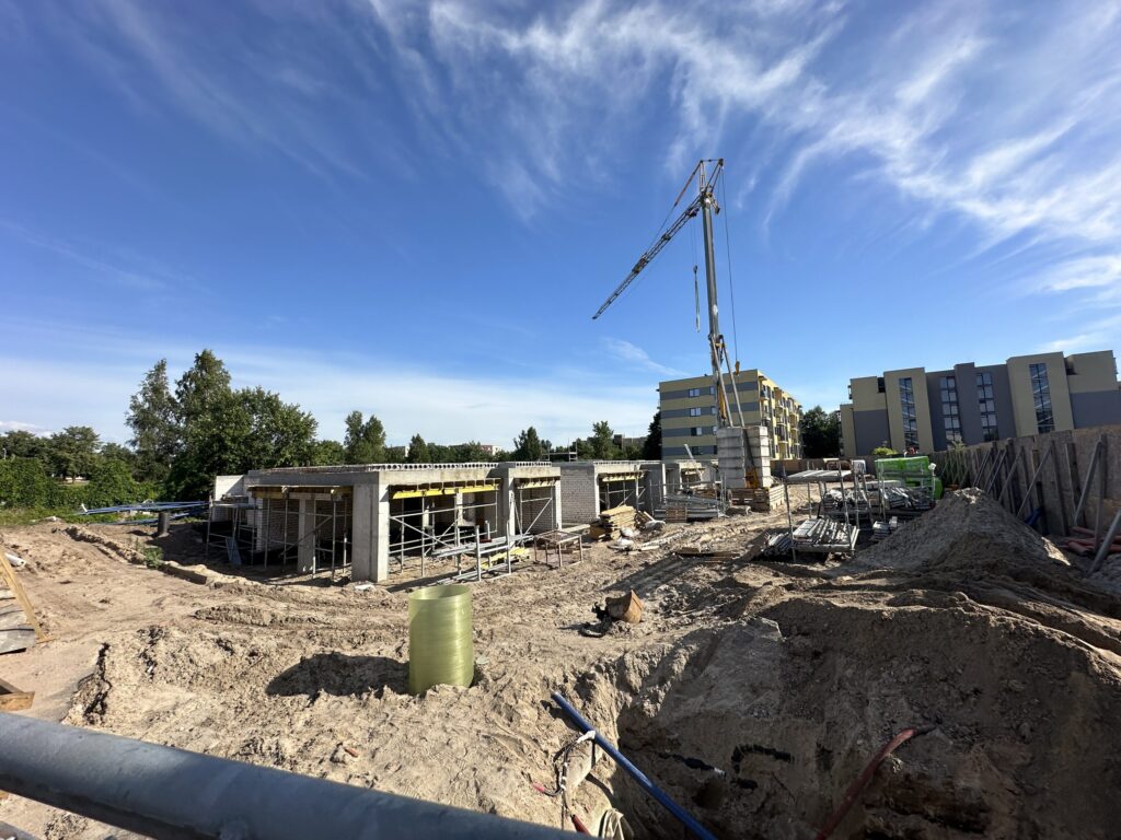 Smilgų butai (Smilgų g. 2B) - Multi apartment - construction photos