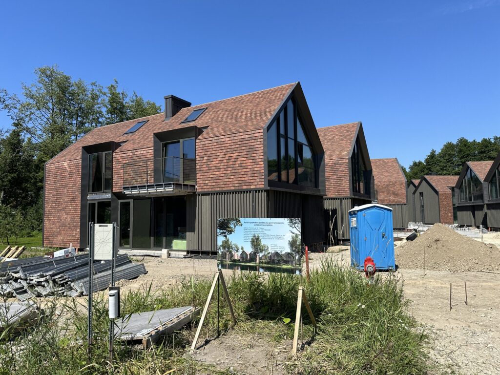 Tvenkinių g. 39 (Tvenkinių g. 39) - Row housing - construction photos