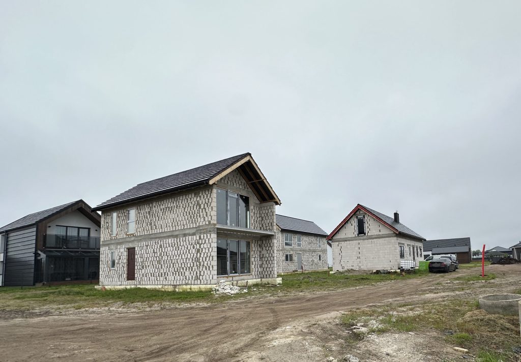 Vaivorykštės g. 23 (Vaivorykštės g. 23) - Row housing - construction photos