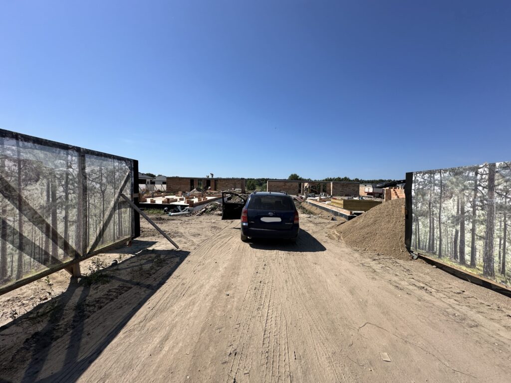 V39 (Vaivorykštės g. 39, 39A, 39B) - Row housing - construction photos