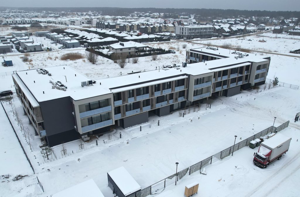 Infinitum Sea (Vaivorykštės g. 62B, 62C, 62D) - Viesnīca, Daudzdzīvokļu nams - būvdarbu attēli