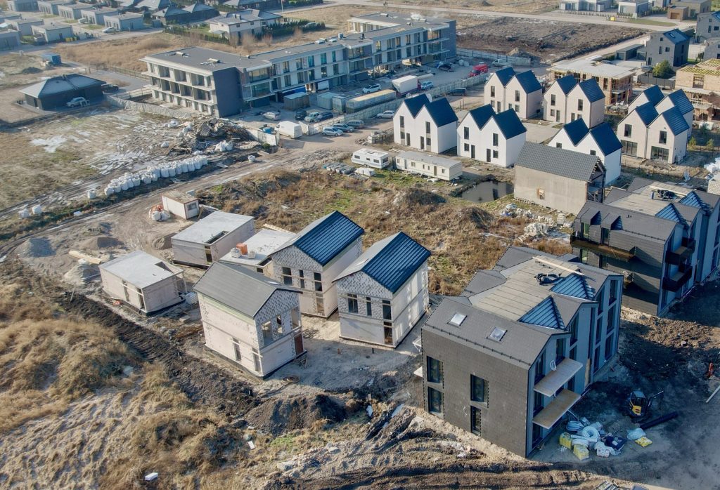 Vaivorykštės g. 62I (Vaivorykštės g. 62I) - Private house community - construction photos