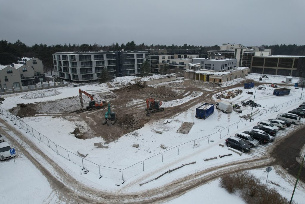 Samanų takais (Vanagupės g. 13D) - Daudzdzīvokļu nams - būvdarbu attēli