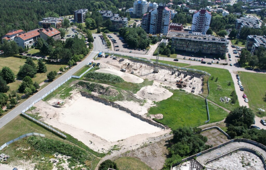 Sensoria (Vanagupės g. 36A) - Multi apartment - construction photos